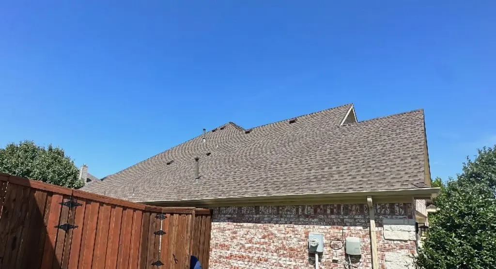 Completed roof replacement project in West Des Moines